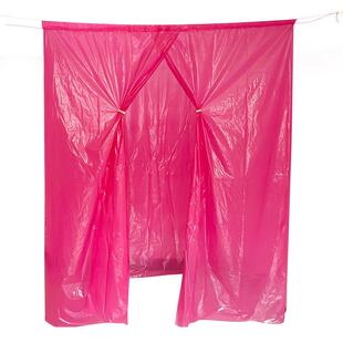 老式塑料浴罩红色洗澡帐子浴帐加厚成人儿童圆形长方形帐篷保暖