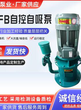 WFB自控自吸泵无密封无泄漏自吸离心泵立式自控自吸泵