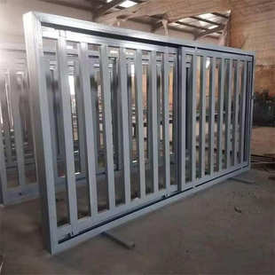 加密网片 水泥栅栏开口门 通线8001 8002桥下防护栅栏网片门