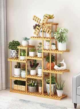 绿萝花架子阳台厅室内落客地5式新款20RQM2爆款小飘木窗实置物架