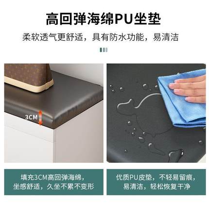 鞋架子家用室内客厅门口边好看多层防尘鞋子收纳柜简易换鞋凳鞋