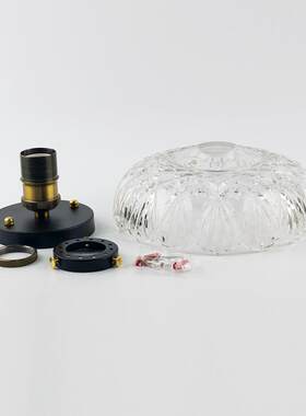 2020e27螺口D玻设璃吸灯玄关阳台过道工业风格复古计LEE27顶UL认