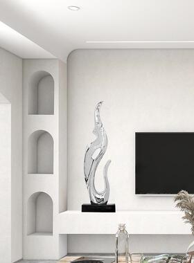 旺火现代74898552居家饰品酒店厅所别墅桌会面摆大件抽象雕塑艺术