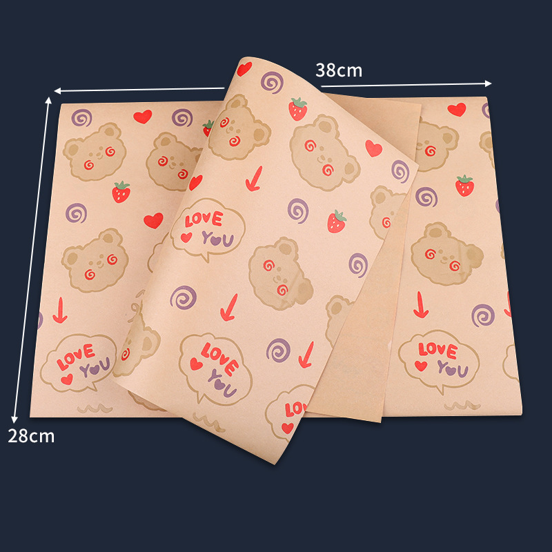 食品级油纸烘焙托盘汉堡烘焙用纸