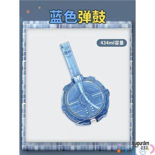 黑科技电动水枪玩具连发儿童呲水全自动喷水格洛克配件弹夹弹鼓
