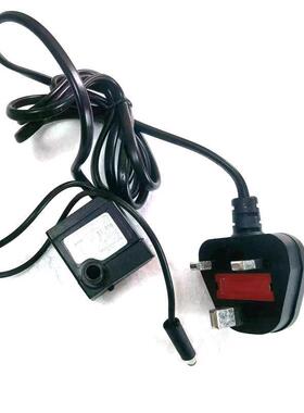 流水喷泉假山风水轮摆件配件潜水泵抽水机火牛欧规英规电机