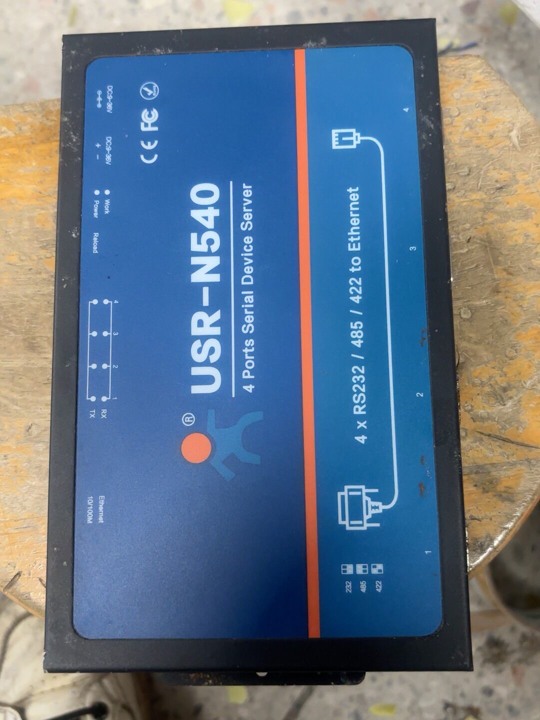 现货USR-N540四口串口服务器RS232/485/422