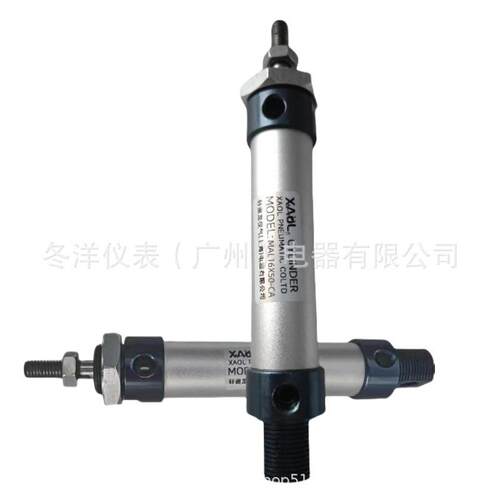 轩奥龙迷你气缸MAL16X25X50X75X100铝合金气压缸标准气缸气动元件