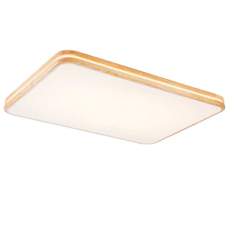 北欧客厅吸顶灯超薄简约现代长方形大气创意卧室餐厅实木led灯具,家装灯饰光源,智能吸顶灯,淘宝优惠券,粉丝福利购,淘宝优惠卷