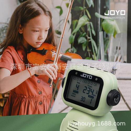 JOYO JM-93 人声节拍器 吉他贝斯小提琴9节奏8音节拍器为儿童设计