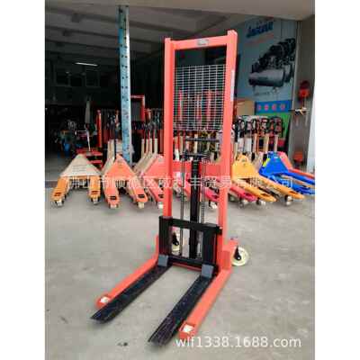 厂价销售手动液压升高车A/D型升降叉车0.5吨1吨堆高车