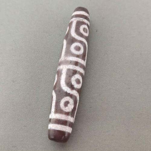 工厂九2货艺源七彩印337度玛瑙藏式工手工风化包浆1眼21眼眼象雄