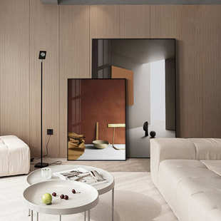 现代轻奢装饰画客厅玄关过道沙发落地画抽象莫兰迪空间延伸感挂画