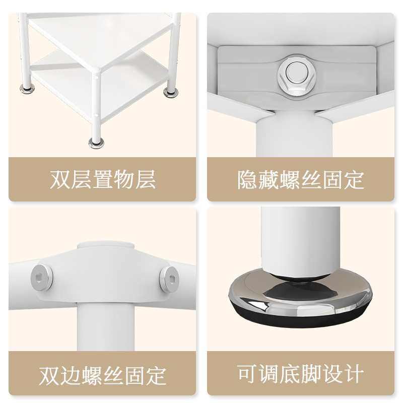转角晾衣架落地卧室内家用衣帽架轻奢挂衣架杆墙角简易挂衣服架子