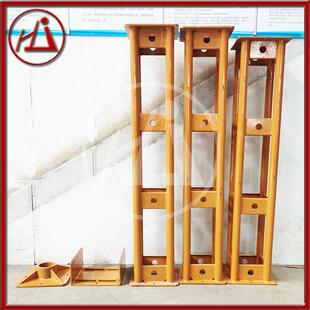 厂家梯柱立柱四柱顶支架一整套+重型可调节底座双排支撑货架