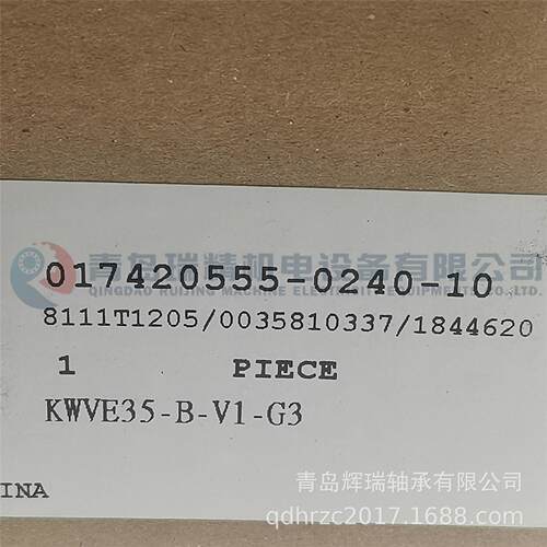 I-N-A 滑块 KWVE35-B-V1-G3 直线运动轴承 KWVE35BG3V1