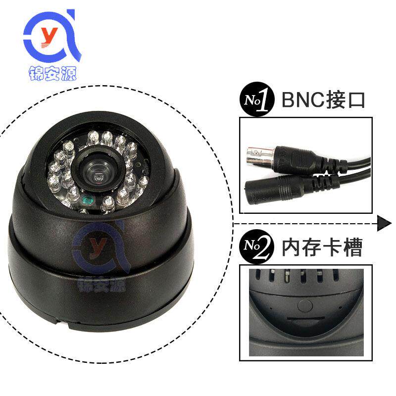 无线监控一体机家用免布线BNC摄像头清插卡红外摄录一体机TF卡