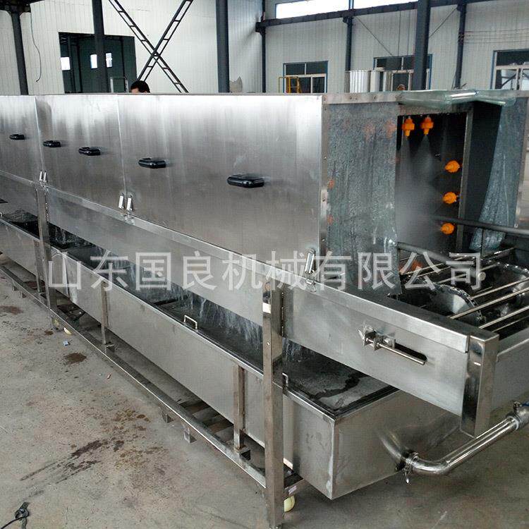 厂家定制周转筐清洗机双排托盘清洗设备塑料筐清洗机现货供应
