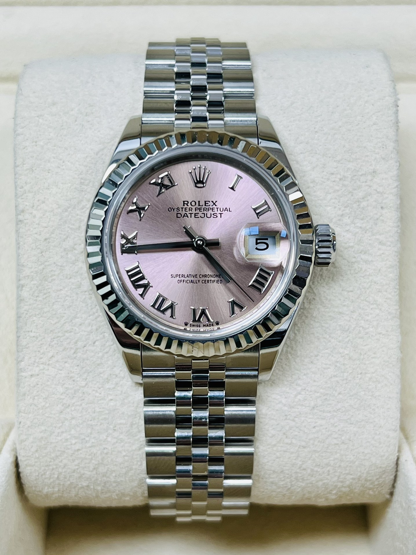 9.8新劳力士女表日志型白金圈自动机械手表m279174表径28mm