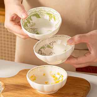 日式陶瓷小碟蘸料碟家用味碟调料碟酱油碟精致小菜碟4寸小碟子