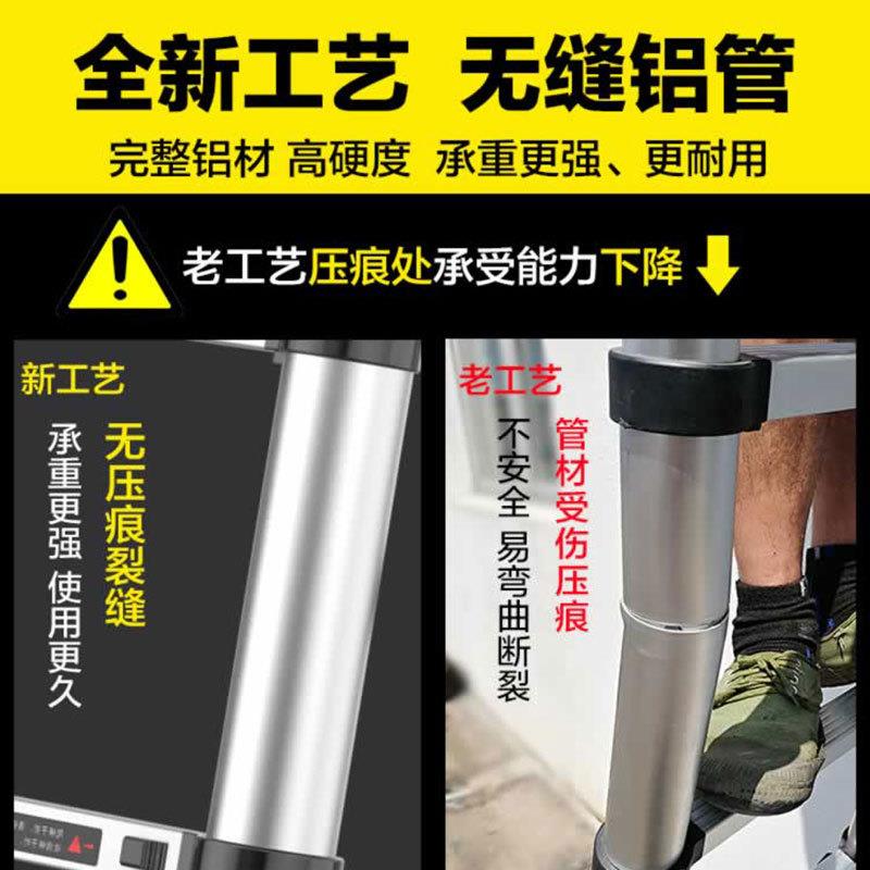 AZK伸缩梯用直梯一小楼梯台阶迷你快速收降缩阁楼伸降升字云梯家