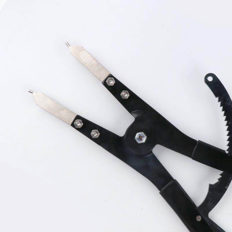 长鹿重型卡簧钳CL603525内外卡大号工业级轴用弯嘴卡环钳卡黄钳子