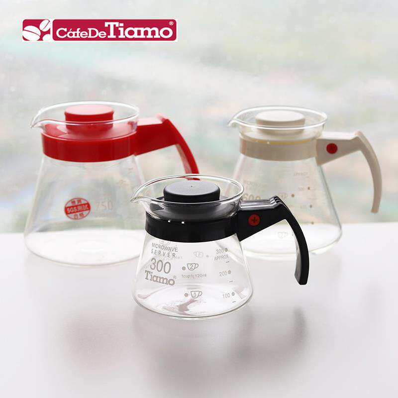清货特卖耐热玻璃壶手冲咖啡分享壶泡茶壶300/450/600/750ML