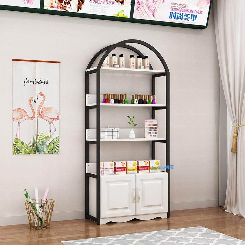 美容院产品展示柜母婴店货架美甲柜型护子化妆示品展架小肤品货柜