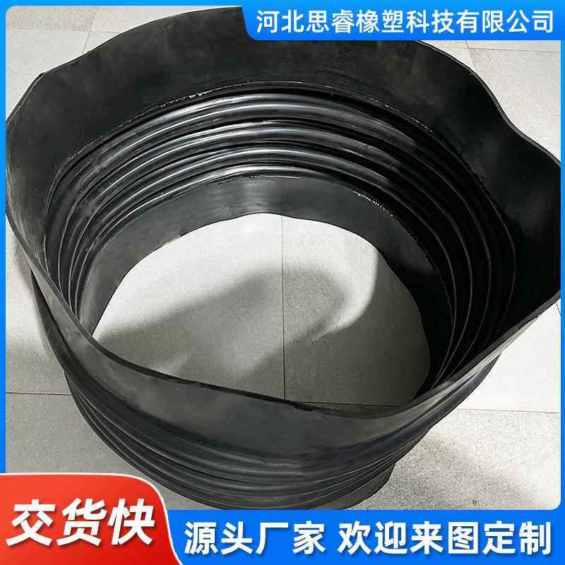 封闭母线橡胶伸缩套防尘封母波纹护套电厂维修主变封闭橡胶伸缩管