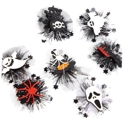 Halloween hair clip headwear pumpkin spider kids Hairpin发夹