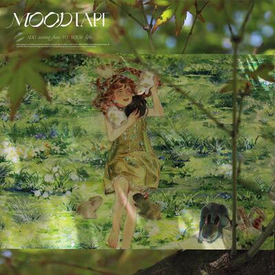 moodtape.野蔓草可爱人物原创手账胶带咕卡贴纸和纸胶带文具