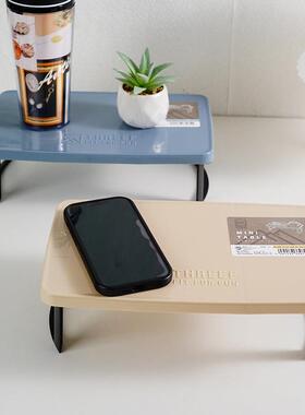 日本进口迷你折叠桌子便携户外露营小茶几车载烧烤桌宿舍床上桌板