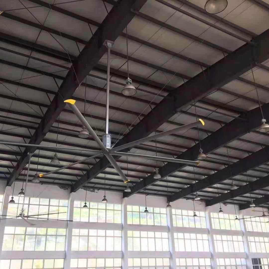 业吊大扇 RQI扇永磁大吊厂房车间室内球馆通风 工业风扇现工货