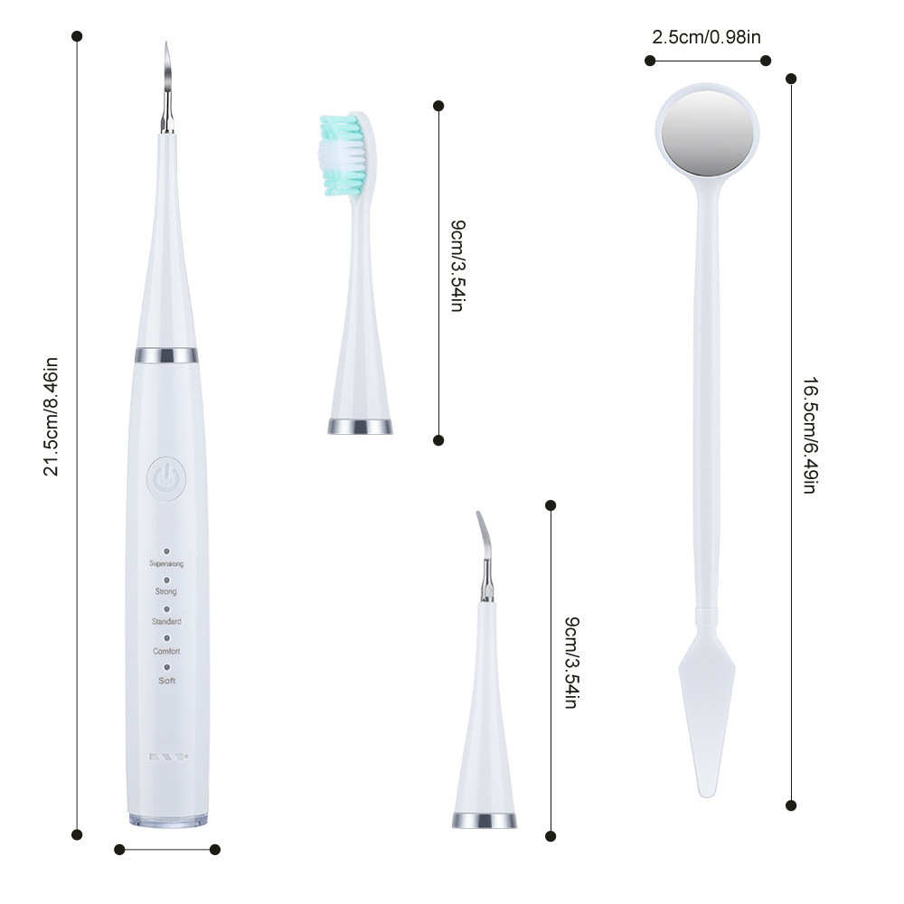 Electric Ultrasonic Dental Calculus Remover Teeth Cleaner De