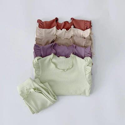 Spring Children Pajamas Kids Underwear Baby Girls Clothes Se