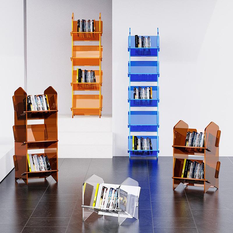 亚克力创意儿童书纳本收架易简桌面阅读多绘本架IFE家用层落地置