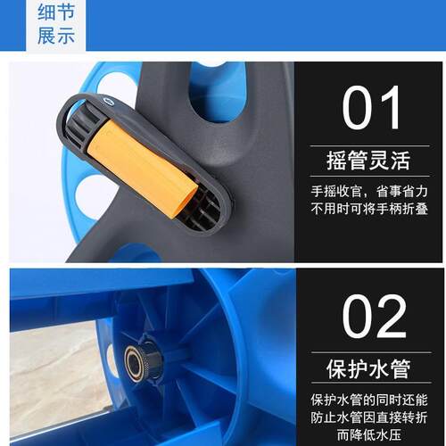 家用下水道疏通管卷器高管压管HXM老鼠喷头道疏通洗水收车水管卷