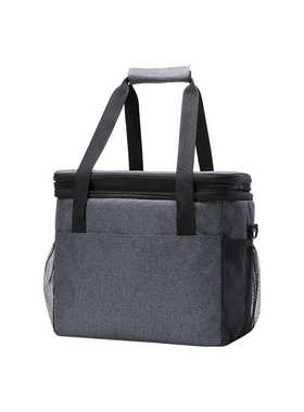 23l饭盒包保温袋双层午餐包可野餐扩展手提包15l冰大容量10l