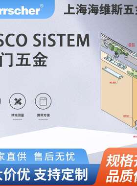 意大利进口sisco sistem木移门五金配件SERIE100轻型木质移门70kg