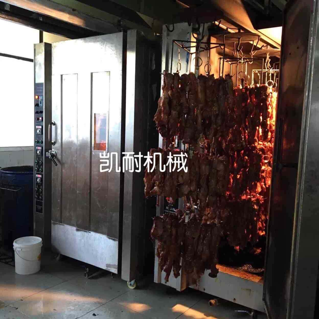 凯耐商用煤气大型叉烧机挂式烘炉食品加工烧腊炉烧鹅烧鸭烤箱