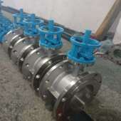 16P无头法兰气动电动643 041W 943 不锈钢铸钢硬密封蝶阀D043W