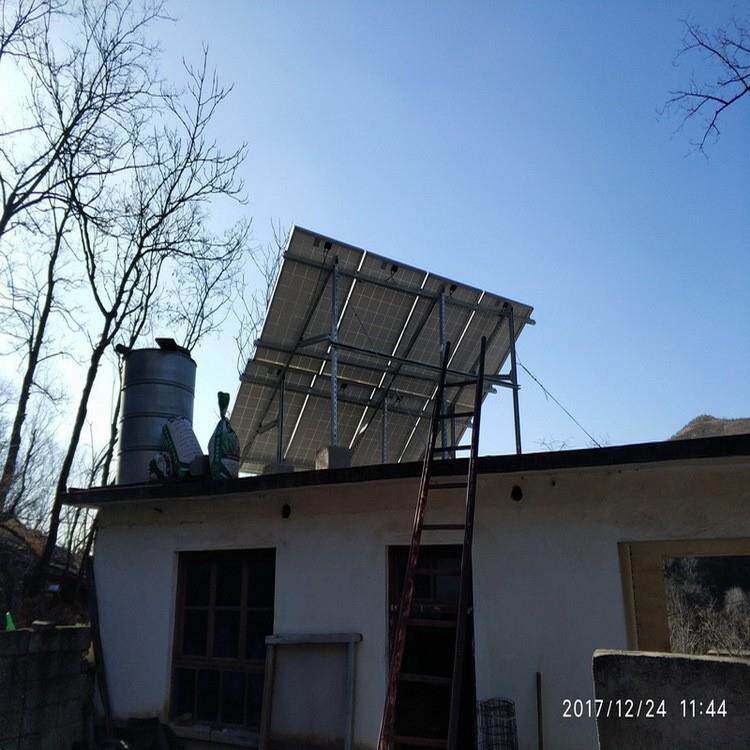 成品加工3千瓦离网太阳能光伏发电系统小型独立光伏发电站价格