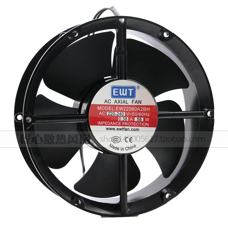 艾尔文EWT风机 22060 EW22060A2BH AC220V 58W 0.38A交流风扇