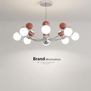 法式 奶油风客厅吊灯简约现代北欧包豪斯主卧设计师中古餐厅魔豆灯