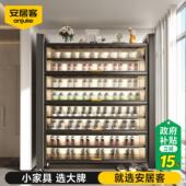 安居客适合放阳台 柜储物一体防晒家用小窄门口入户钢制走廊用 鞋