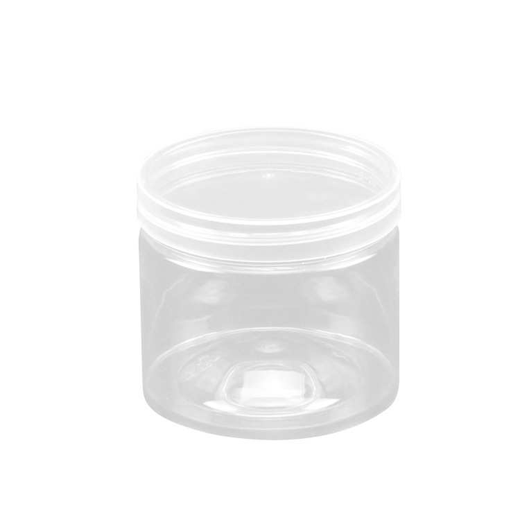 85口pet塑料密封食品罐子包装塑料瓶子500ml 透明塑料小罐子50个