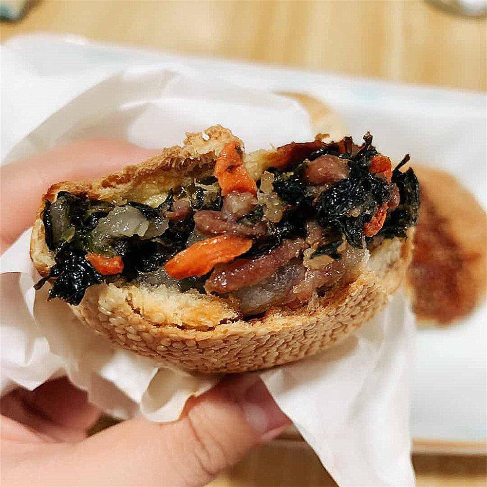 福清光饼紫菜肉饼东张紫菜饼笋干肉饼福建特产福州特色小吃烧饼
