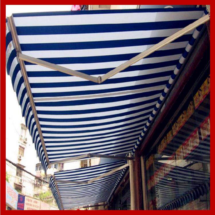 厂家直销户外摇遮阳棚缩雨棚折叠遮阳雨铺蓬店SRO手曲臂雨伸篷