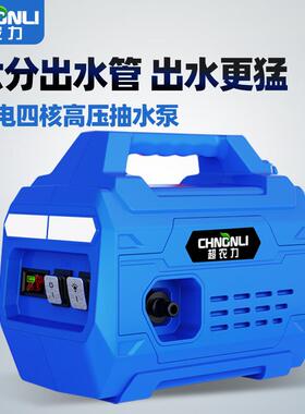 浇菜神器浇水机加强四核抽水泵农村用灌溉充电式锂电新型菜地自动