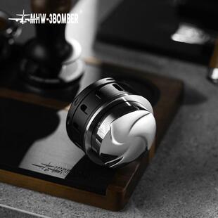 58mm 轰炸机游隼自重力咖啡布粉器意式 布粉锤压粉器自动调节51